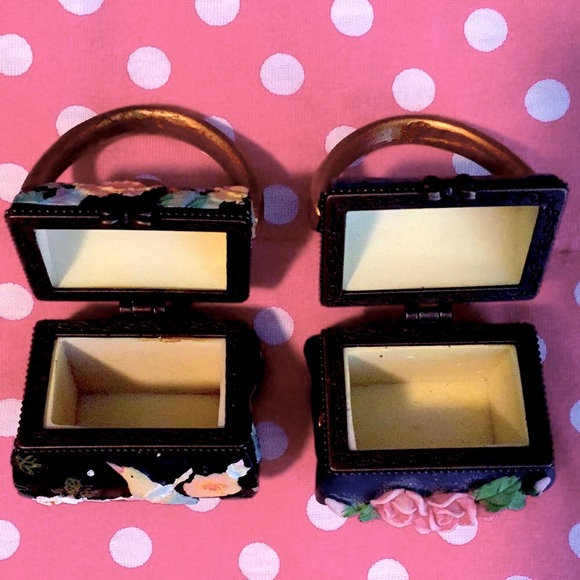 🌷HP Set of 2 Miniature purse keep sakes boxes - Picture 12 of 13